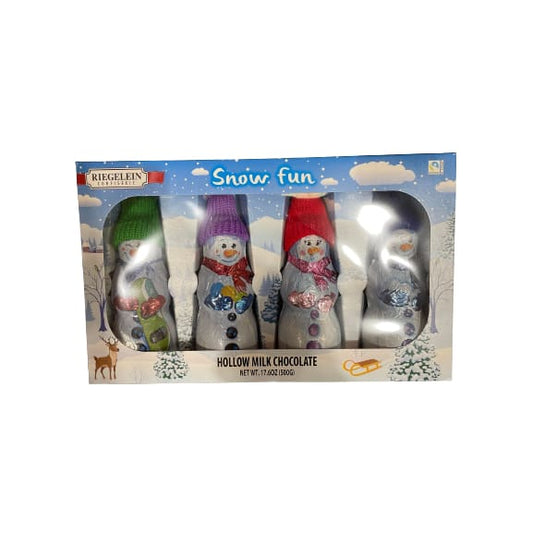 Riegel Snow Fun Snowmen Christmas 4-Pack (17.64 oz) - Riegel