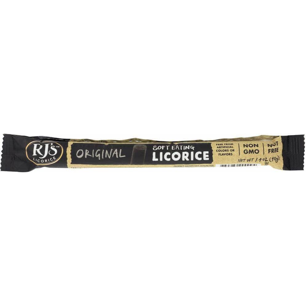 RJS LICORICE Rj'S Licorice Soft Eating Licorice Original Log, 1.4 Oz