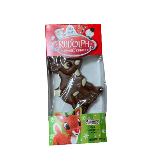 RM Palmer Rudolph the Red-Nosed Reindeer & Pals Chocolate Flavored Candy 2.5 oz - RM Palmer