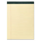 Roaring Spring Recycled Legal Pad Wide/legal Rule 40 Canary-yellow 8.5 X 11 Sheets Dozen - School Supplies - Roaring Spring®