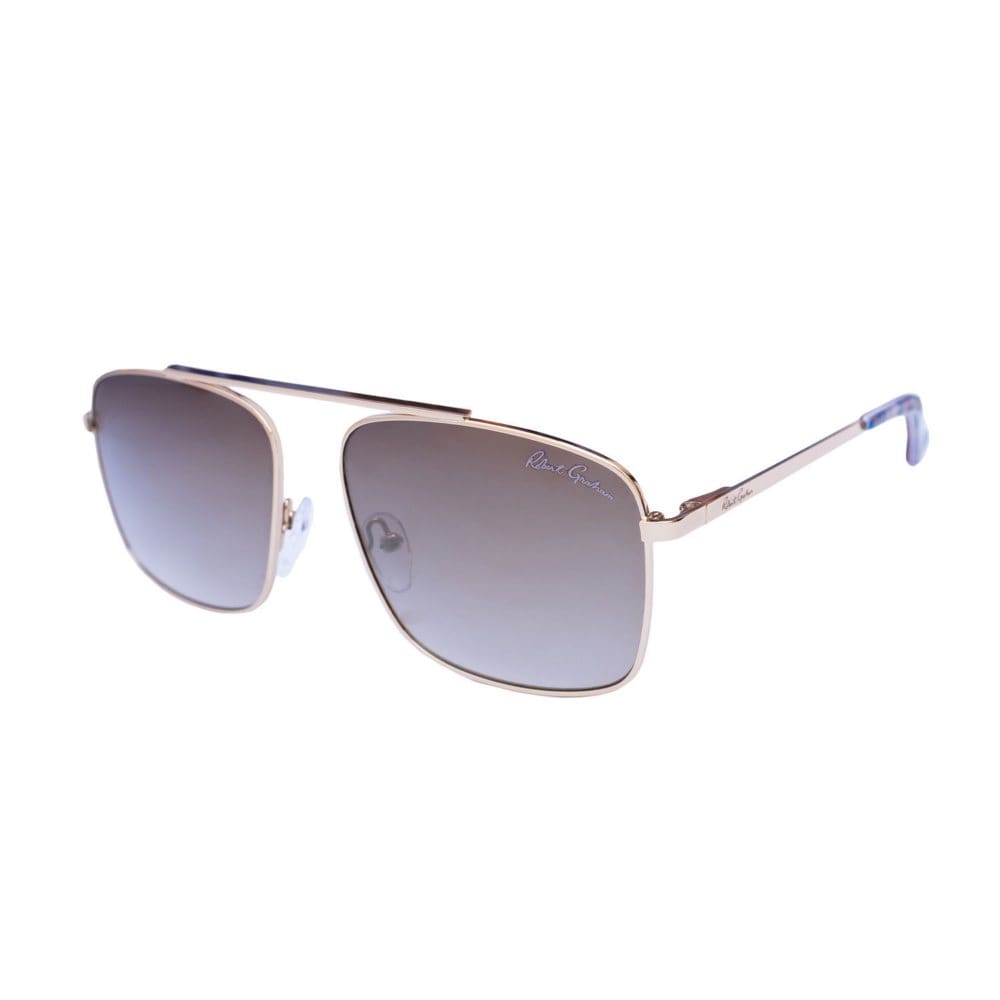 Robert Graham Modified Aviator Sunglasses 1031 Gold - Sunglasses - Robert
