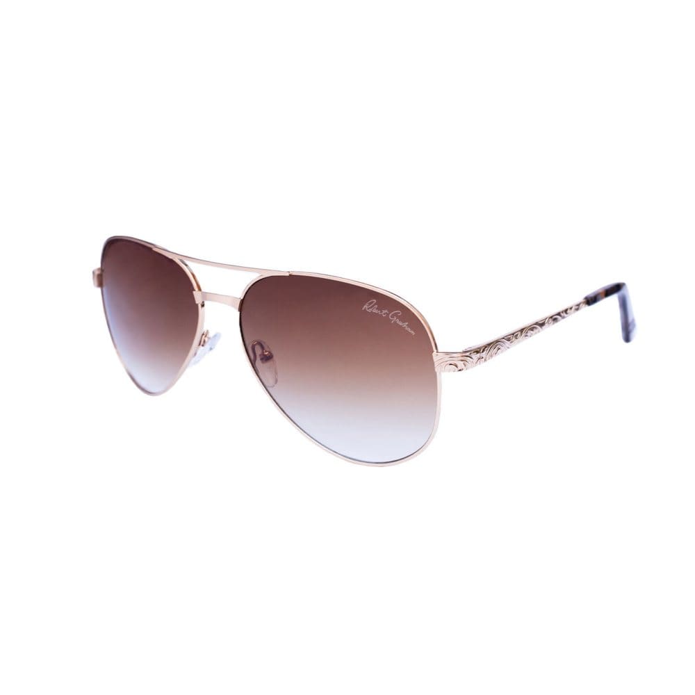 Robert Graham Oversized Aviator Sunglasses 1014 Gold - Sunglasses - Robert