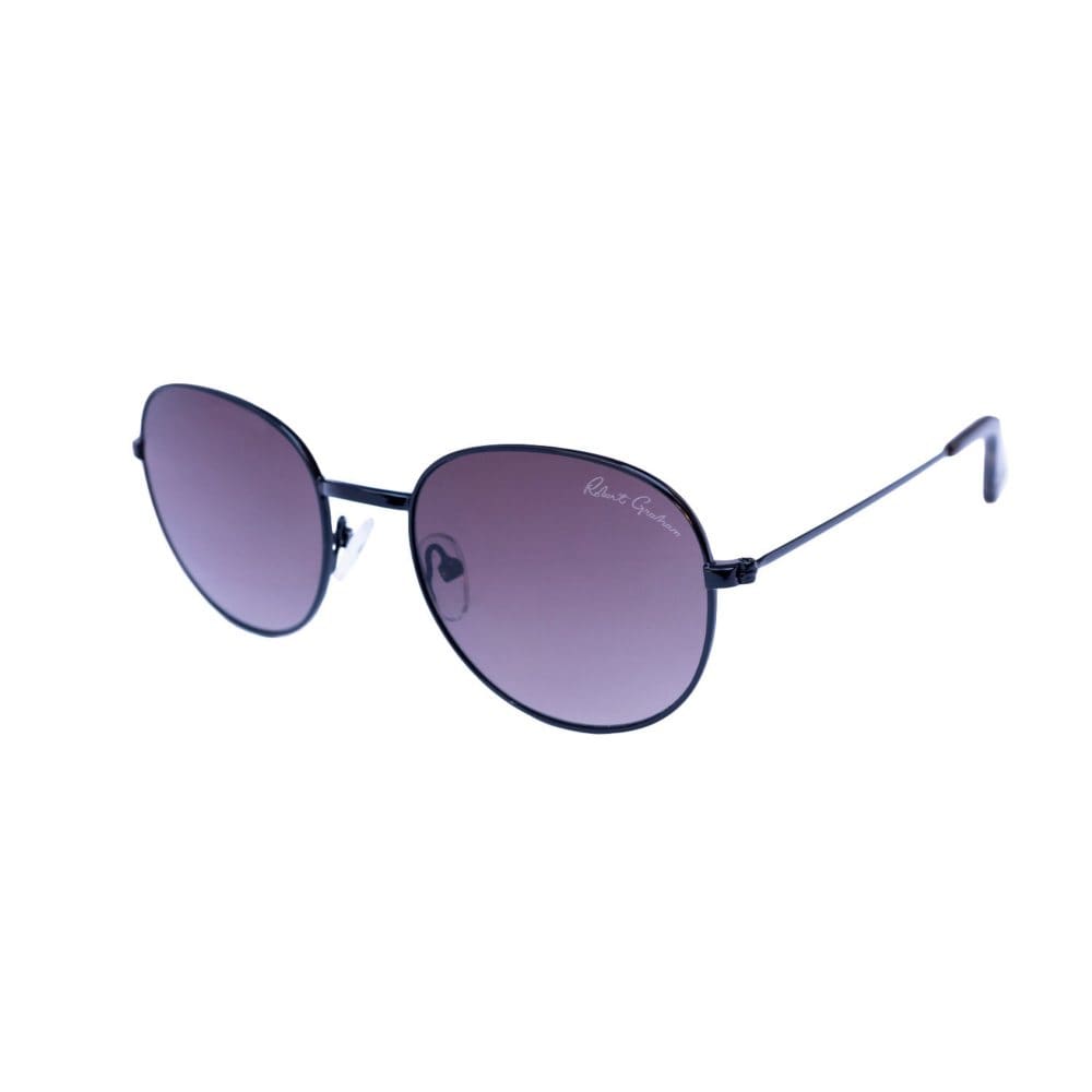 Robert Graham Round Sunglasses 1020 Black - Sunglasses - Robert