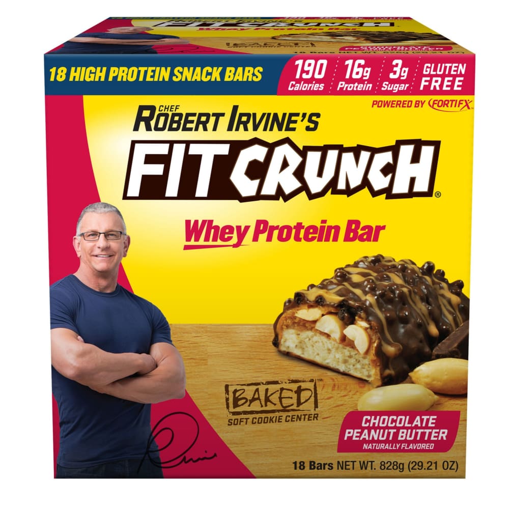 Robert Irvine’s Fitcrunch Chocolate Peanut Butter 18 ct. - Robert