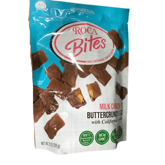 Roca Bites Milk Chocolate Buttercrunch Bites, 21 oz. - ShelHealth.Com