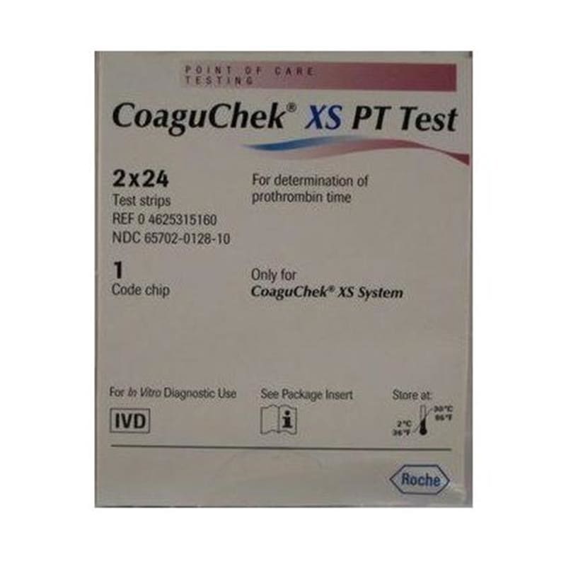 Roche Diagnostics Coaguchek Xs Strips Box of 48 - Diagnostics >> Test Strips - Roche Diagnostics