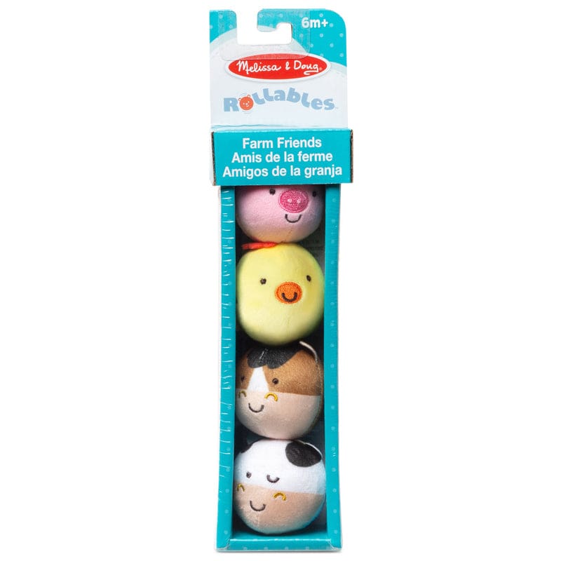 Rollables Farm Friends (Pack of 3) - Gross Motor Skills - Melissa & Doug
