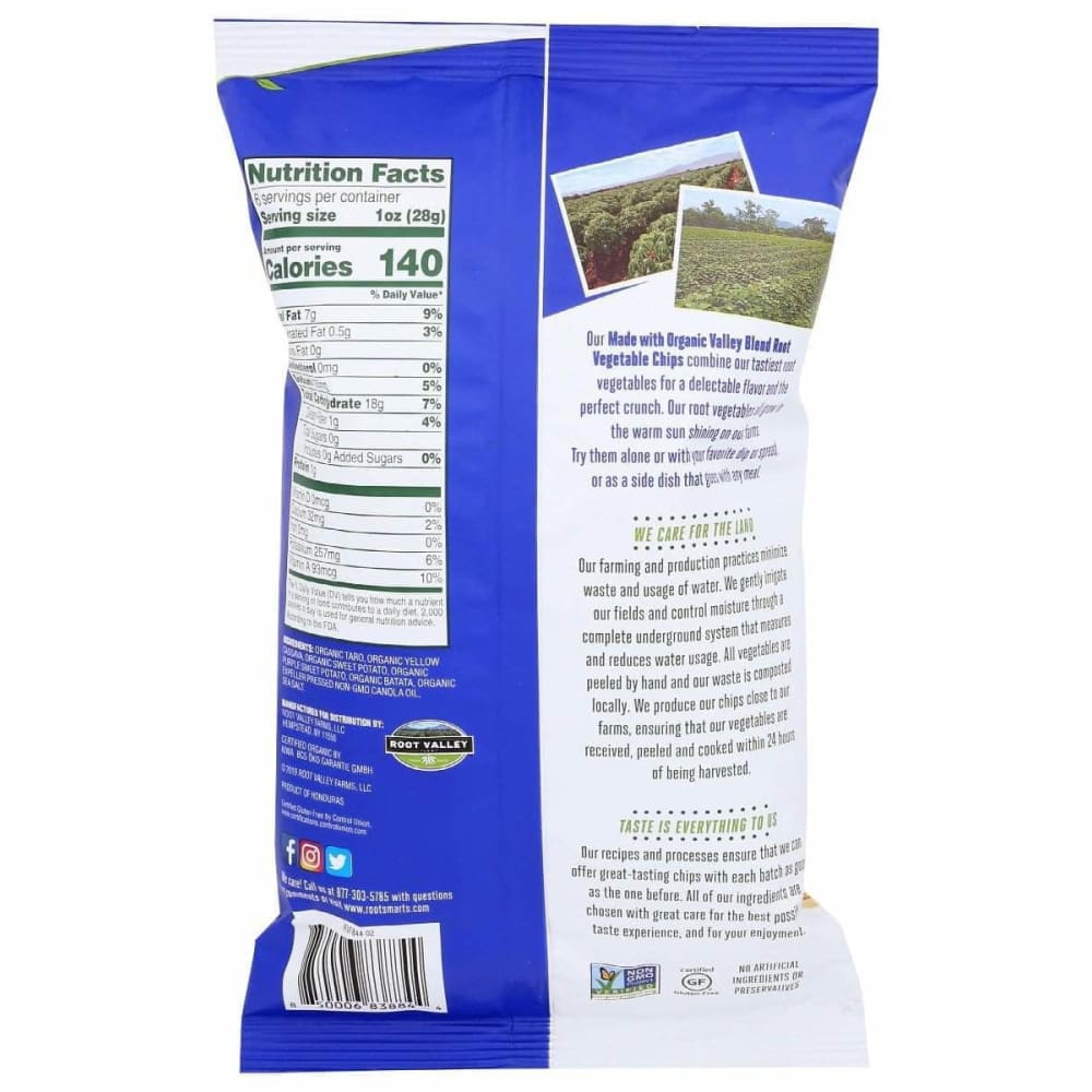 ROOT SMARTS Root Smarts Chips Valley Blend Org, 6 Oz
