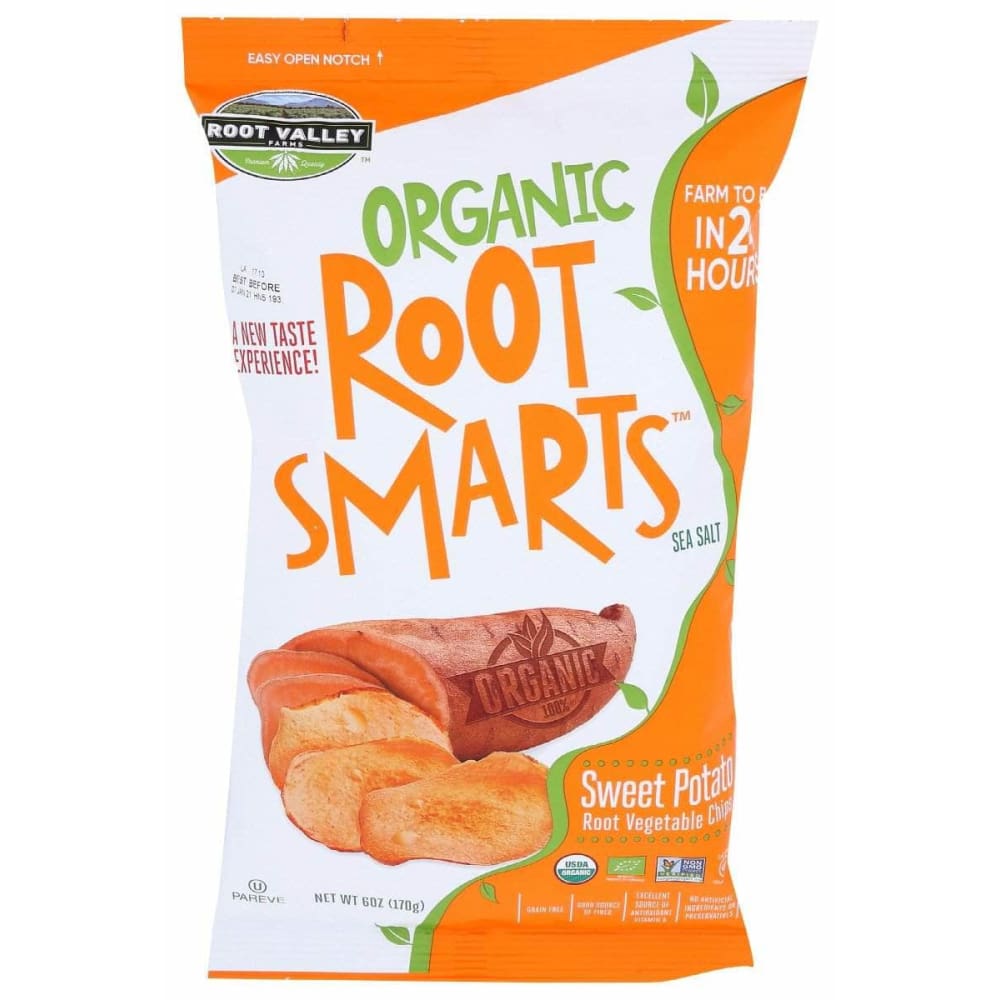 ROOT SMARTS Root Smarts Sweet Potato Chips Organic, 6 Oz