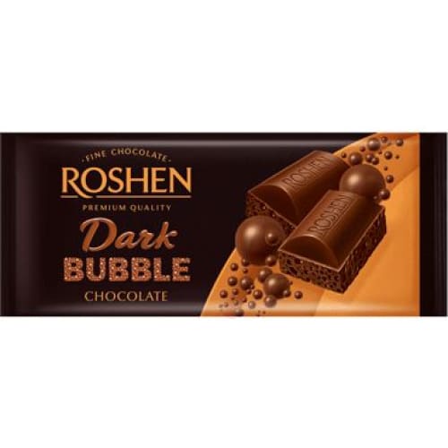 Roshen Dark Bubble Chocolate 2.8 oz (80 g) - Roshen