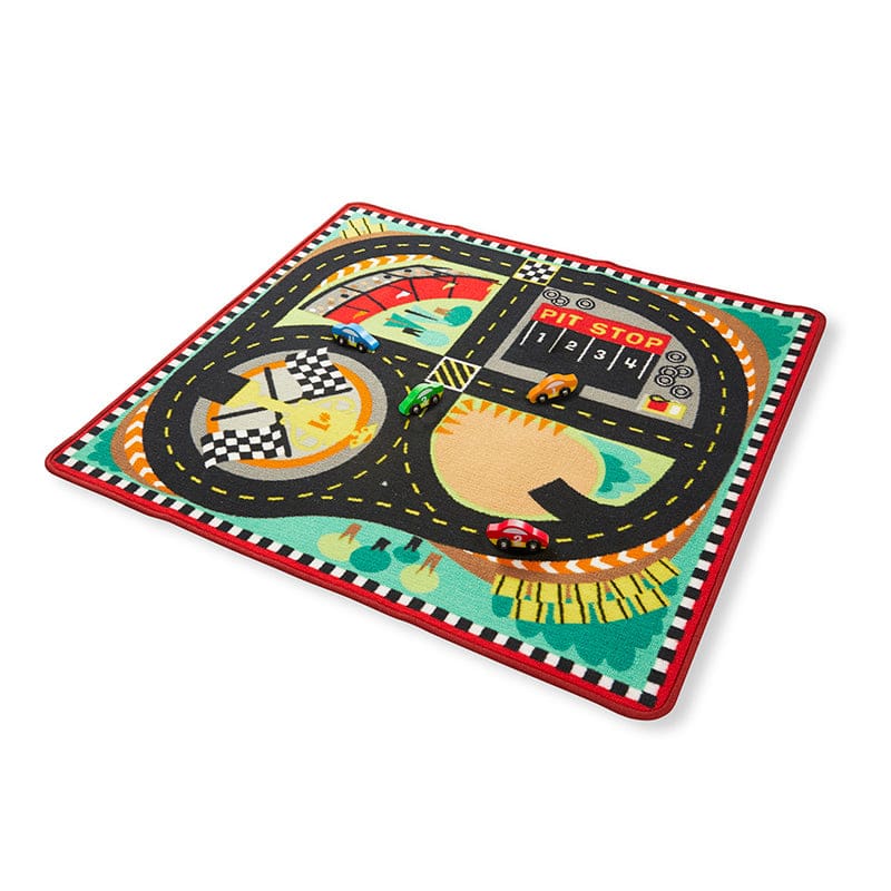 Round The Speedway Race Track Rug - Mats - Melissa & Doug