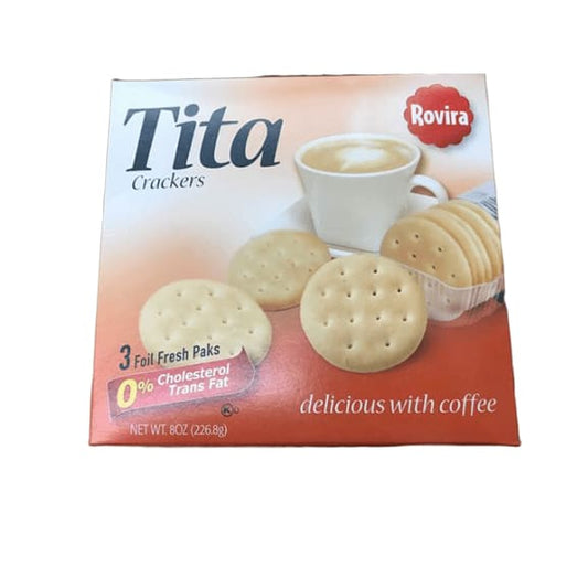 Rovira Tita Crackers delicious with coffee, 8 oz - ShelHealth.Com