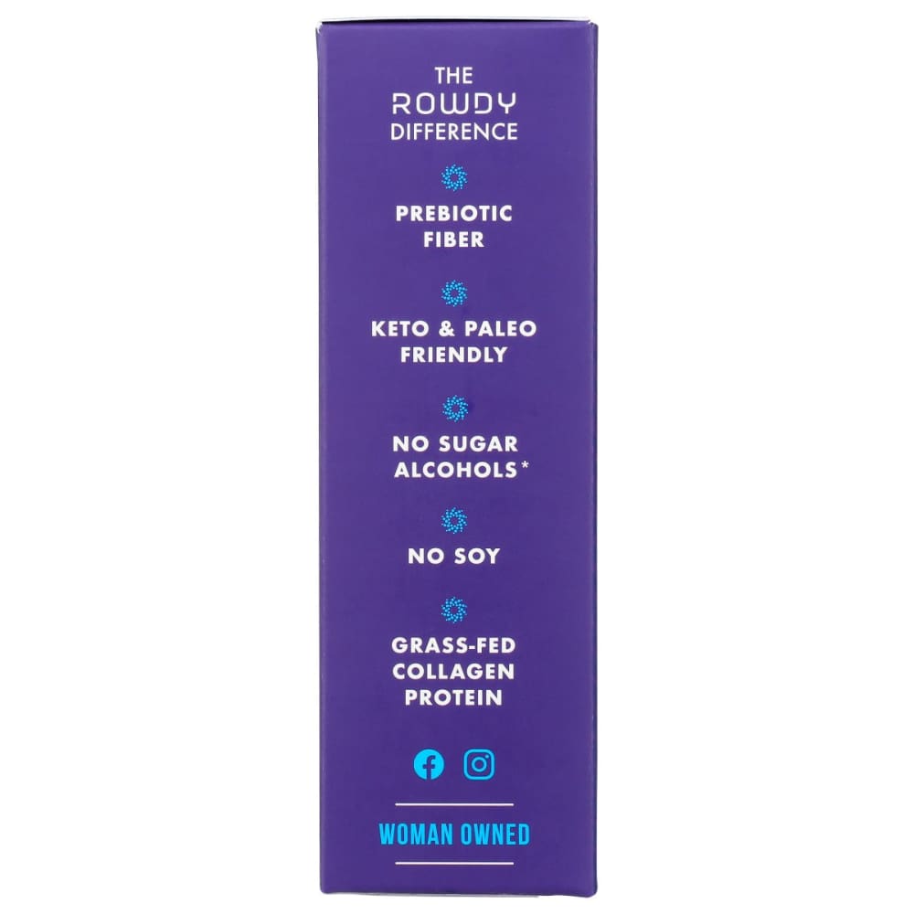 ROWDY BARS: Dough Cookie Choco Keto 6.4 oz - Grocery > Snacks > Cookies > Bars Granola & Snack - ROWDY BARS