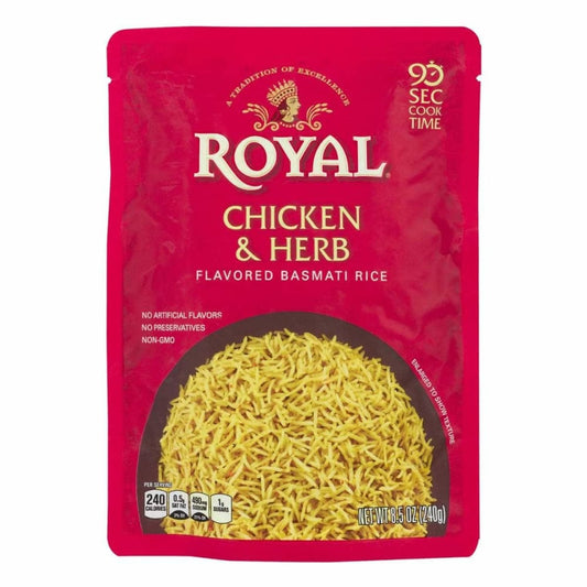 ROYAL ROYAL Chicken And Herb Flavored Basmati Rice, 240 gm