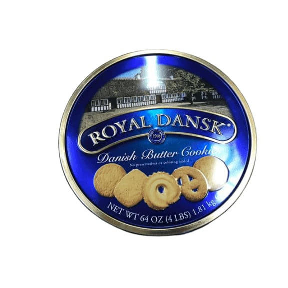 Royal Dansk Danish Butter Cookies, 4 Lb. - ShelHealth.Com