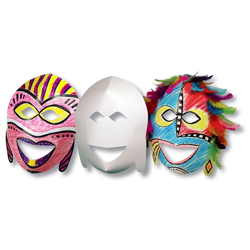 Roylco African Masks 20Pk (Pack of 2) - Art & Craft Kits - Roylco Inc.