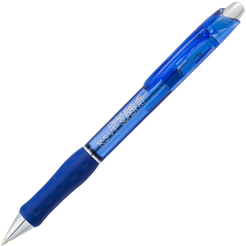 Rsvp Super Rt Ballpoint Pen Blue Retractable (Pack of 12) - Pens - Pentel Of America