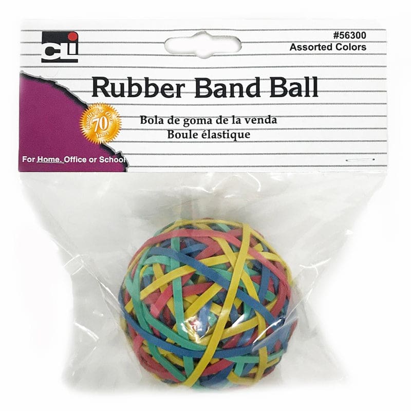 Rubber Bands Asst Colors (Pack of 10) - Mailroom - Charles Leonard