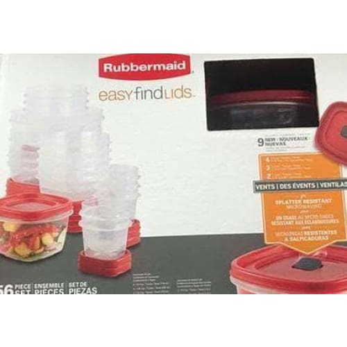 Rubbermaid 56-Pc. Food Container Set - ShelHealth.Com