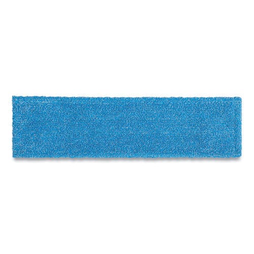 Rubbermaid Commercial Adaptable Flat Mop Pads Microfiber 19.5 X 5.5 Blue - Janitorial & Sanitation - Rubbermaid® Commercial