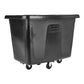 Rubbermaid Commercial Cube Truck 149 Gal 600 Lb Capacity Plastic Black - Janitorial & Sanitation - Rubbermaid® Commercial
