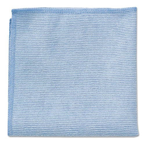 Rubbermaid Commercial Executive Series Hygen Cleaning Cloths Glass Microfiber 16 X 16 Blue 12/carton - Janitorial & Sanitation - Rubbermaid®