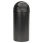 Rubbermaid Commercial Marshal Classic Container 15 Gal Plastic Brown - Janitorial & Sanitation - Rubbermaid® Commercial