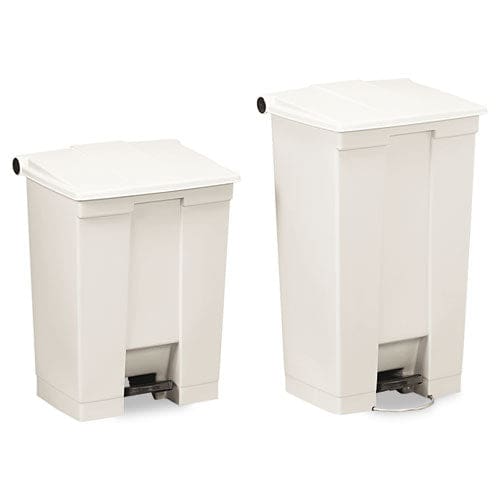 Rubbermaid Commercial Step-on Receptacle 18 Gal Polyethylene Beige - Janitorial & Sanitation - Rubbermaid® Commercial