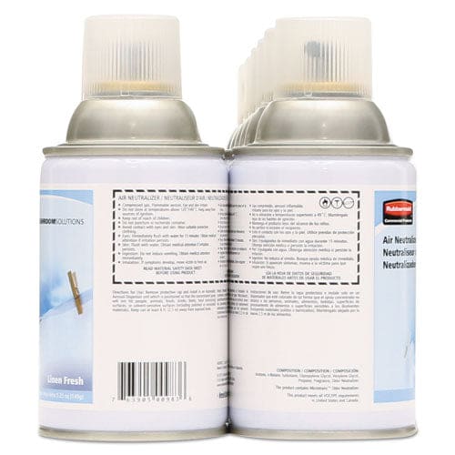 Rubbermaid Commercial Tc Standard Aerosol Refill Linen Fresh 6 Oz Aerosol Spray 12/carton - Janitorial & Sanitation - Rubbermaid® Commercial