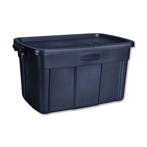 Rubbermaid Roughneck Storage Box 31 Gal 20.4 X 32.3 X 16.7 Dark Indigo Metallic - School Supplies - Rubbermaid®