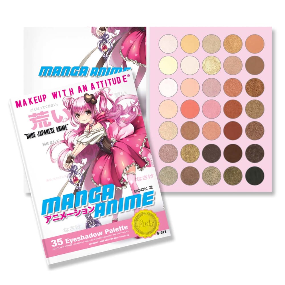 RUDE Manga Anime 35 Eyeshadow Palette - Book 2