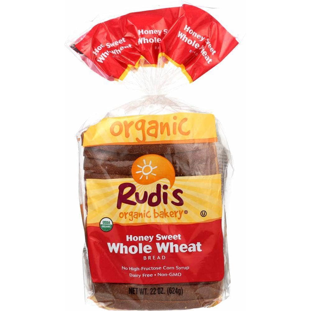 Rudis Rudis Organic Bakery Organic Honey Sweet Whole Wheat Sandwich Bread, 22 oz