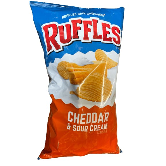 Ruffles Ruffles Potato Chips Cheddar & Sour Cream Flavored 8 Oz