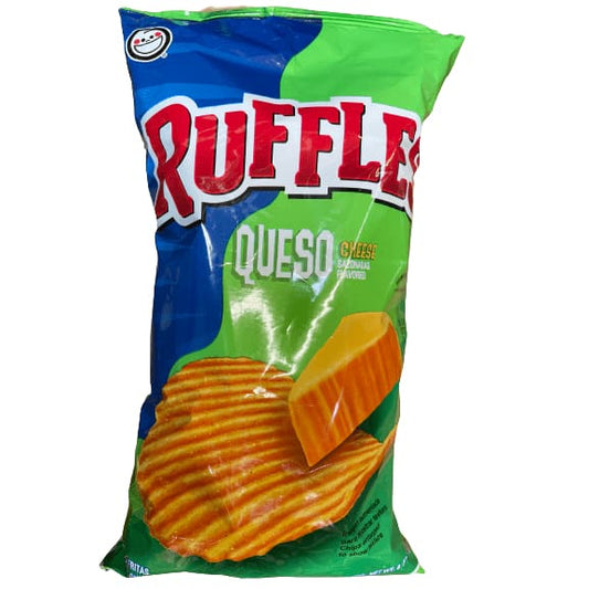 Ruffles Ruffles Potato Chips Queso Cheese Flavored 8 Oz