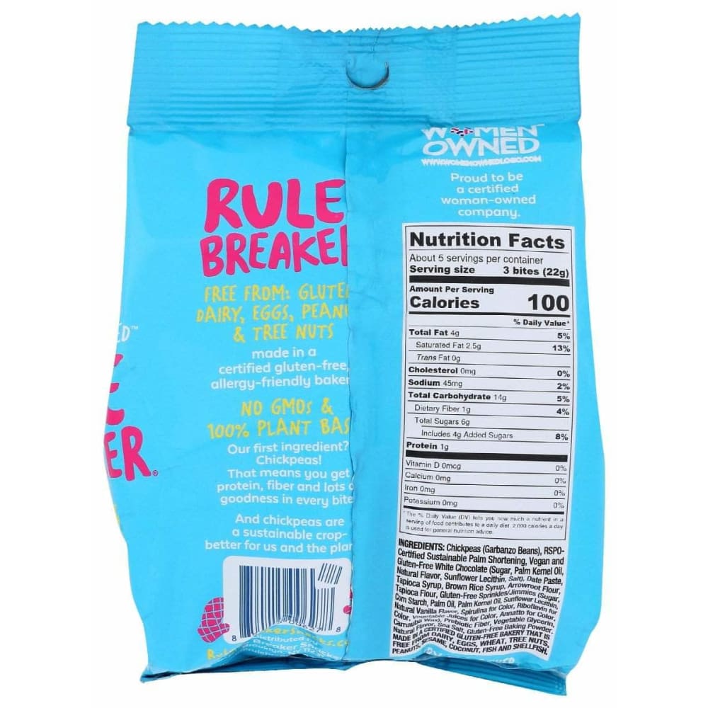 RULE BREAKER SNACKS Rule Breaker Snacks Bites Birthday Cake, 4 Oz
