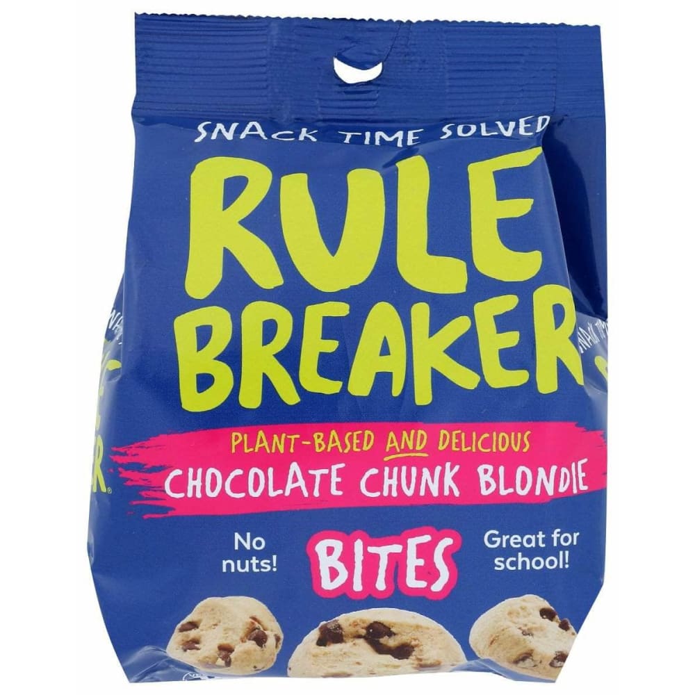 RULE BREAKER SNACKS Rule Breaker Snacks Bites Choc Chunk Blondie, 4 Oz