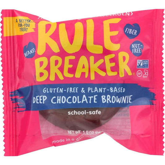 RULE BREAKER SNACKS Rule Breaker Snacks Brownie Deep Choc, 1.9 Oz