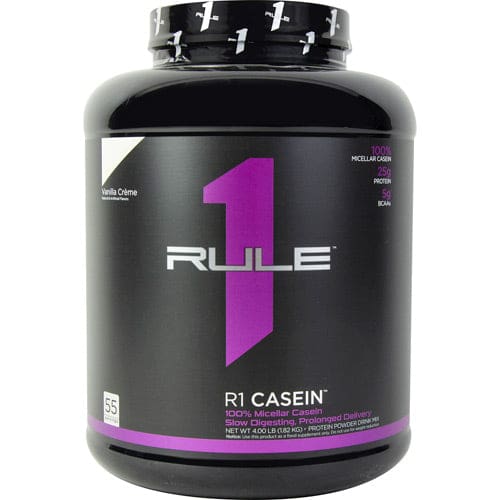 Rule One Proteins R1 Casein Vanilla Creme 4 lbs - Rule One Proteins