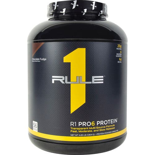 Rule One Proteins R1 Pro6 Protein Chocolate Fudge 4.2 lbs - Rule One Proteins