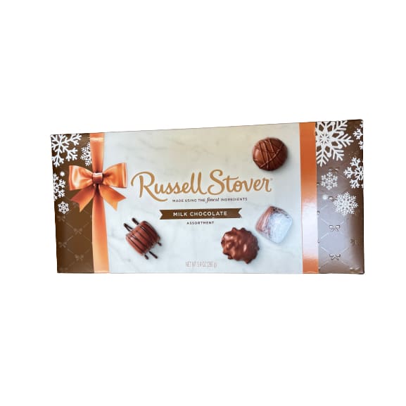 Russell Stover Holiday Candy Christmas Gift Box Multiple Choice Flavor 9 oz. - Russell Stover