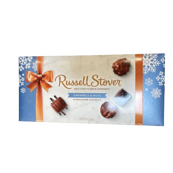 Russell Stover Holiday Candy Christmas Gift Box Multiple Choice Flavor 9 oz. - Russell Stover