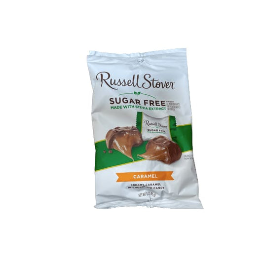 Russell Stover Russell Stover Sugar Free Caramel Chocolates with Stevia, 3 oz