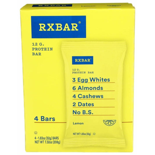 RXBAR RXBAR Lemon Protein Bars 4 Pack, 7.32 oz