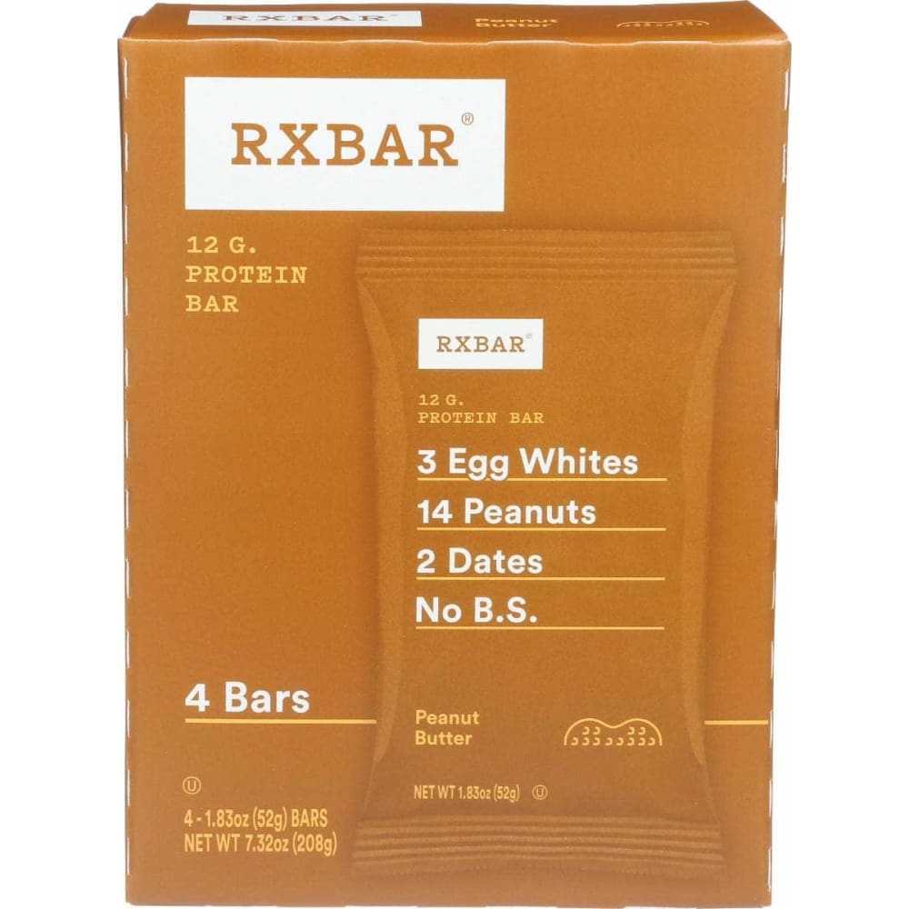 RXBAR RXBAR Peanut Butter Protein Bars, 4 pk