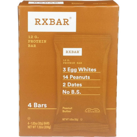RXBAR RXBAR Peanut Butter Protein Bars, 4 pk