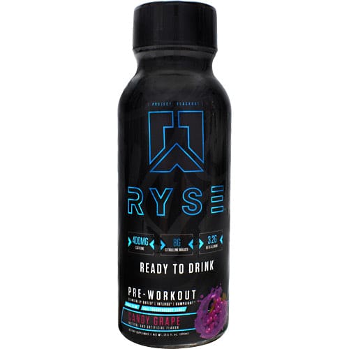 Ryse Supplements Pre-Workout Rtd Candy Grape 12 ea - Ryse Supplements