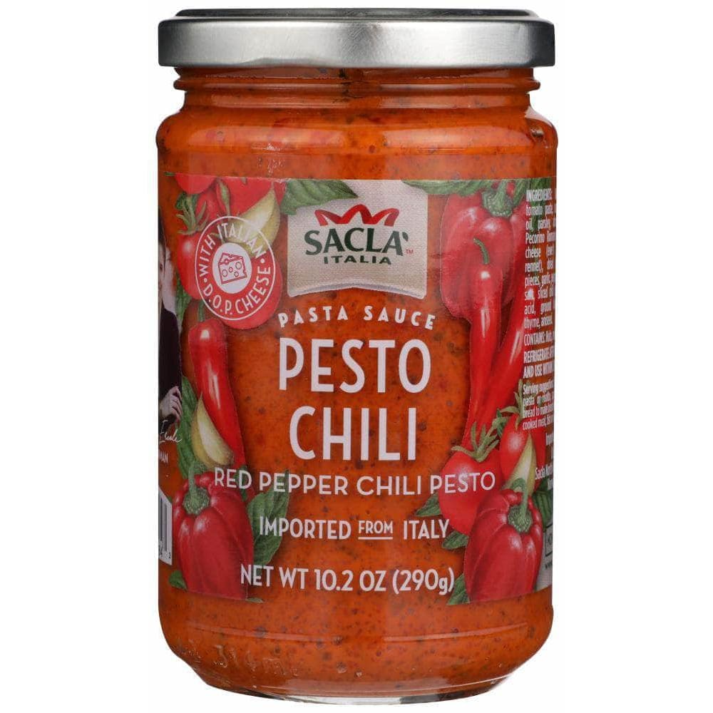 Sacla Sacla Chili Pesto Sauce, 10.2 oz