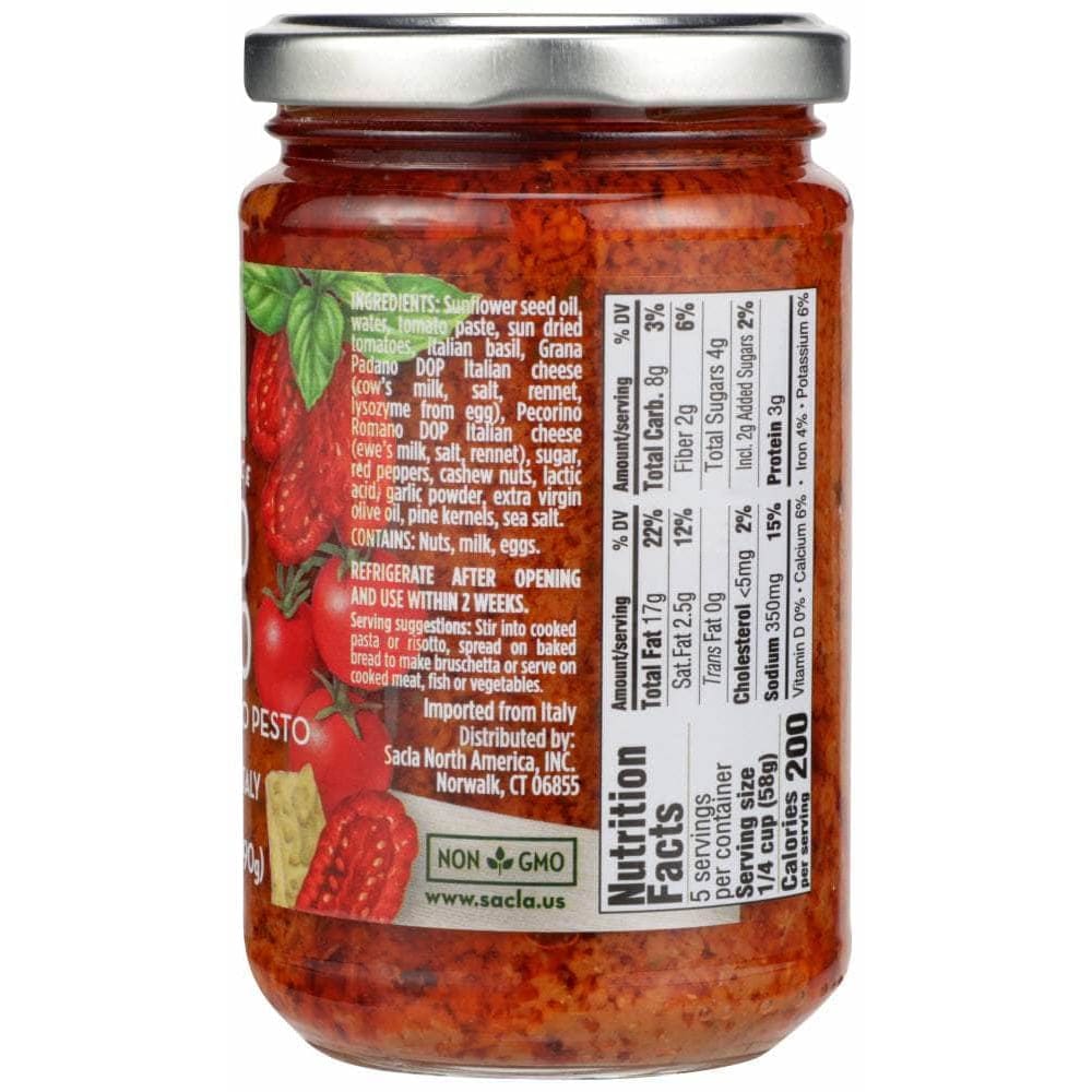 Sacla Sacla Pesto Rosso Pasta Sauce, 10.2 oz