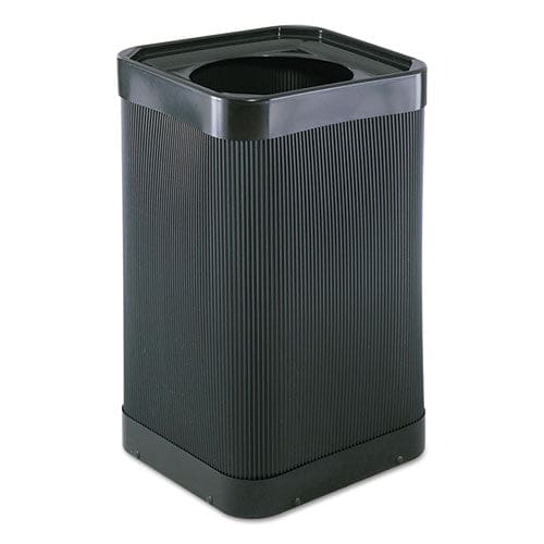 Safco At-your-disposal Top-open Receptacle 38 Gal Polyethylene Black - Janitorial & Sanitation - Safco®