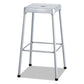 Safco Bar-height Steel Stool Backless Supports Up To 250 Lb 29 Seat Height Silver - Office - Safco®
